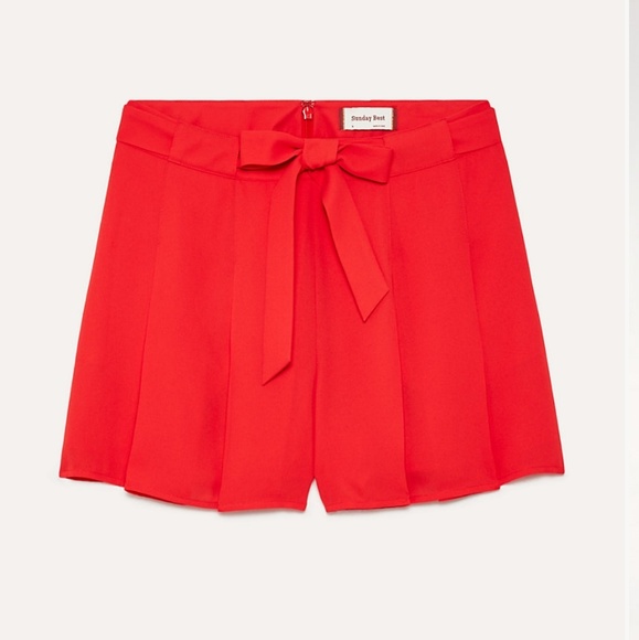 NWT Aritiza Sunday Best, Westley Shorts in Red